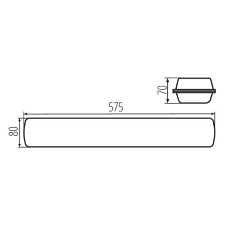 Réglette étanche LED