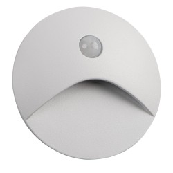 Spot LED escalier rond EXIN 2,5W 4000K Blanc avec détecteur