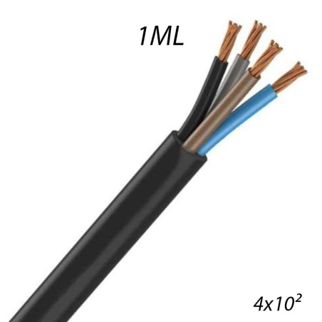 Câble électrique U1000 R2V 4X10