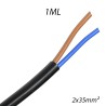 Câble électrique U1000 R2V 2x35