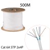 Câble réseaux RJ CAT6A STP 2x4P Touret de 500M