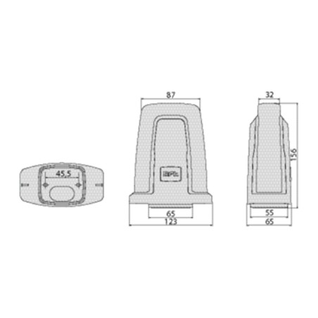 Feu clignotant BFT RADIUS LED 24V - BFT D114093