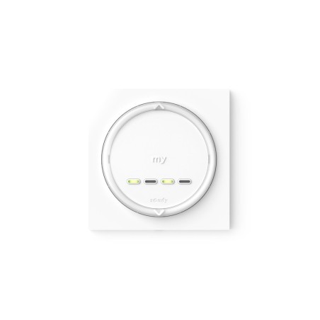 Commande Amy 1 io 1 canal avec cadre carré Blanc