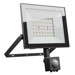 Projecteur LED avec Détecteur 50W 4000K Noir SLI029073NW-CZ
