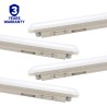 Lot de 4 réglette LED étanche Limea connect IP65 120cm 50W 4000K 7700lm