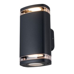 Applique Extérieur bidirectionnelle GU10 ZEVI Noir KANLUX