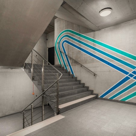 Hublot étanche IP65 1XE27 rond blanc Diamètre 300mm hauteur 90mm - Spectrum SLIP031053