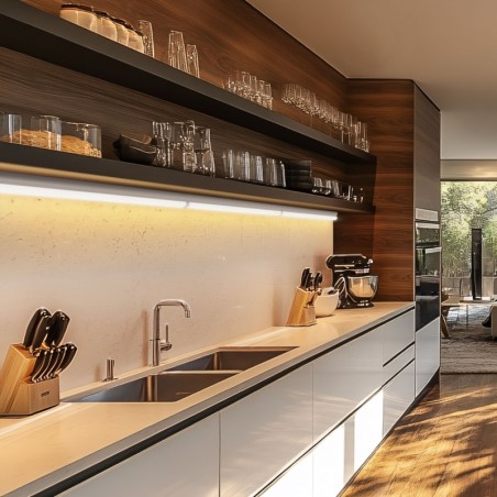 Réglette LED pour meuble 7W 3000K 840lm - Spectrum SLI028203