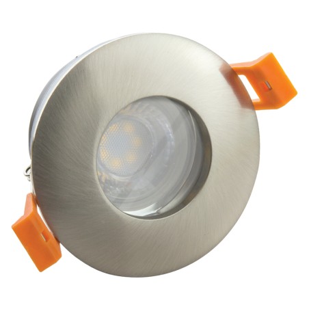 Spot encastrable étanche salle de bains IP65 GU10 rond Acier