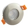 Spot encastrable étanche salle de bains IP65 GU10 rond Acier