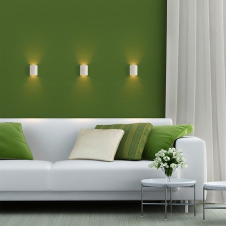 Applique murale intérieur SQUALLA Tube G9 10W Max Blanc/Dore - Spectrum SLIP006003