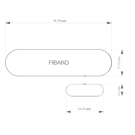 FIBARO Capteur ouverture FGDW-002-1
