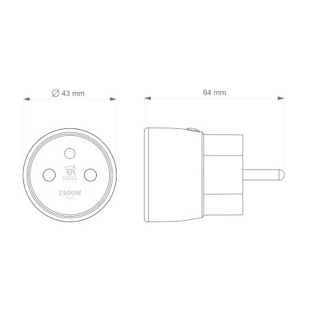 FIBARO Prise connecté FGWPE-102