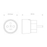 FIBARO Prise connecté FGWPE-102