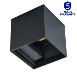 Applique exterieur carré REKA 7W 4000K Graphite KANLUX