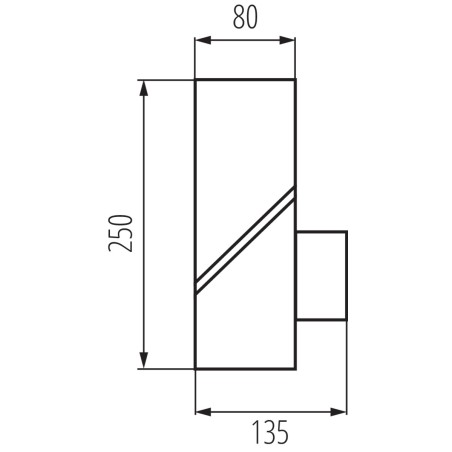 Applique murale Extérieur 36548
