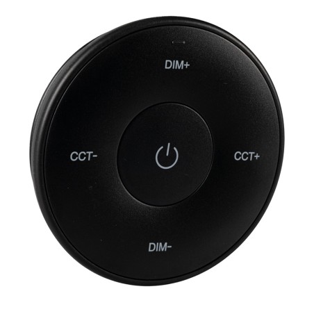 Télécommande rond pour bandes LED CCT REMOTE Noir
