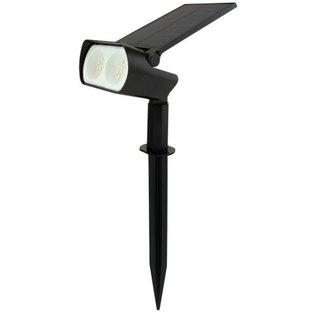Spot jardin sur piquet Solaire 2W 200lm 4000K IP65 Noir