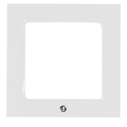 Plaque de finition simple blanc pour interrupteur SHELLY