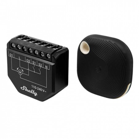 Pack WI-FI volets roulants Shelly Shutter + BLU Button Tough