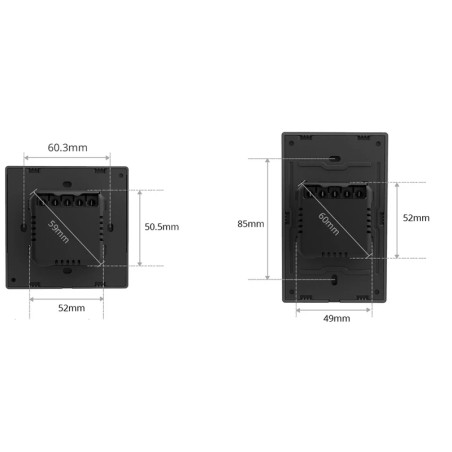 Interrupteur mural intelligent SONOFF