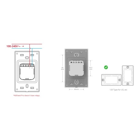 Panneau de contrôle domotique SONOFF