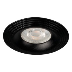 Anneau spot noir LIGLO fixe rond GU10/MR16 KANLUX