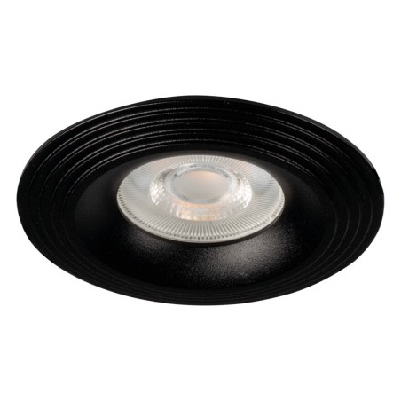 Anneau spot noir LIGLO fixe rond GU10/MR16