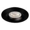 Anneau spot noir LIGLO fixe rond GU10/MR16