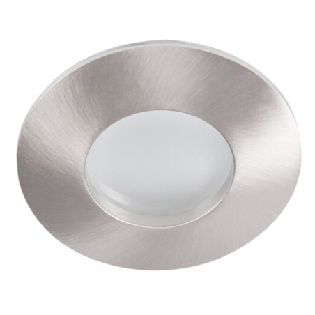 Spot étanche salle de bains QULES GU10 rond chromé Mat