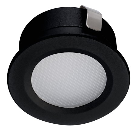 Spot étanche IP65 30mm rond 1W 4000K IMBER Noir