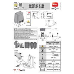 Motorisation portail coulissant Deimos Ultra BT B600 EE