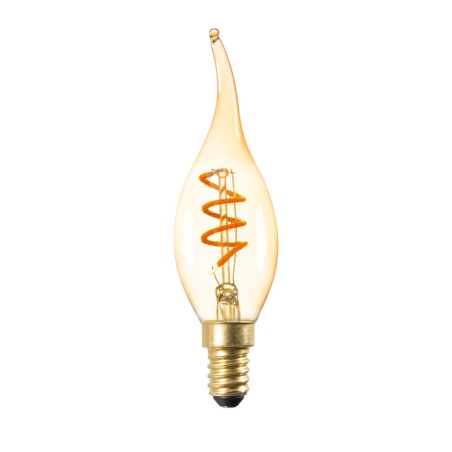 Ampoule Rétro Spiral E14 2,5W 1800K blanc très chaud