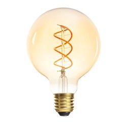 Ampoule Rétro Spiral G95 4W 1800K blanc très chaud KANLUX