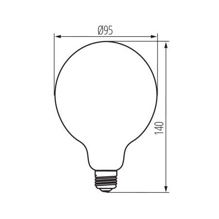 Ampoule Rétro Spiral G95 33518