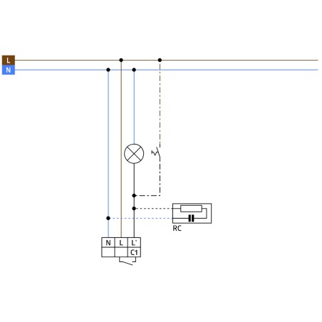 Détecteur de mouvement 140°+180° Blanc - BEG LUXOMAT