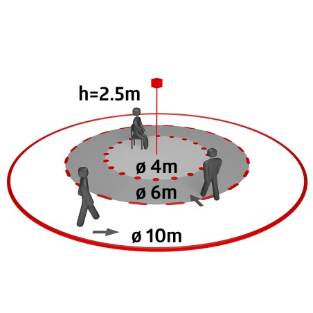Détecteur de mouvement 360° Blanc - BEG 92194