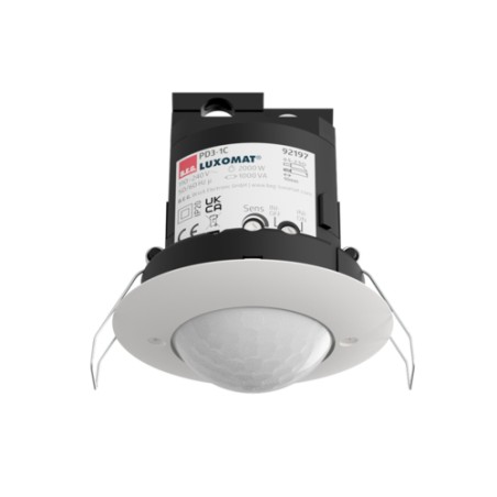 Détecteur de mouvement encastre 360 degrés Blanc