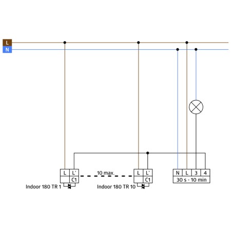 Minuterie électronique avec préavis - BEG LUXOMAT 92655