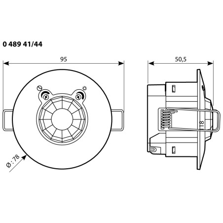 Détecteur de mouvement 360° ECO1 Blanc - LEGRAND 048941