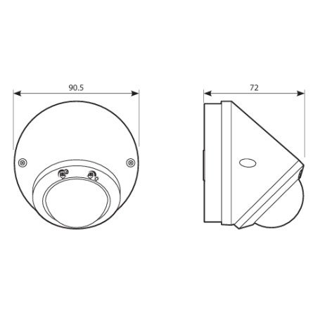 Détecteur de mouvement 360° ECO1 Blanc - LEGRAND 048946