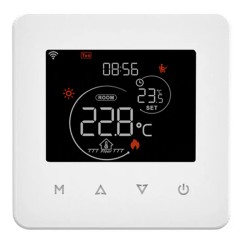 Thermostat connecté Wifi Blanc MOES WHT-PJ02-GB