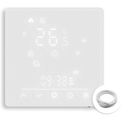 Thermostat connecté Wifi Matter Blanc MOES MWHT-S02-GB