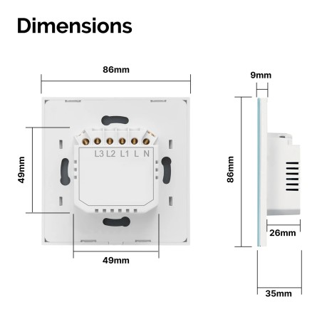 Interrupteur Wifi MWS-DL-EU2