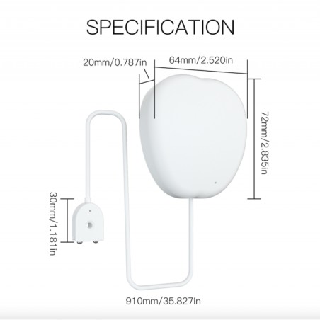 Capteur d'inondation Wifi WSS-JM-WL-A