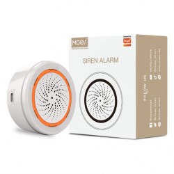 Sirène Wifi 90dB avec lumière - MOES WSS-LO-SLA-U