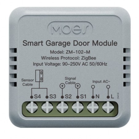 Micromodule porte de garage Zigbee MOES ZM-102-M