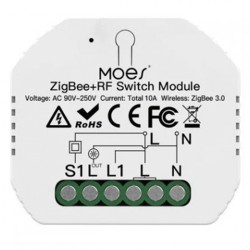 Micromodule ON/OFF Zigbee 1 canal MOES MS-104-ZR