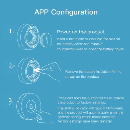 Capteur d'inondation Zigbee MOES