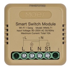 Micromodule commutateur Wifi 1 canal MOES MWM-104-M-LT